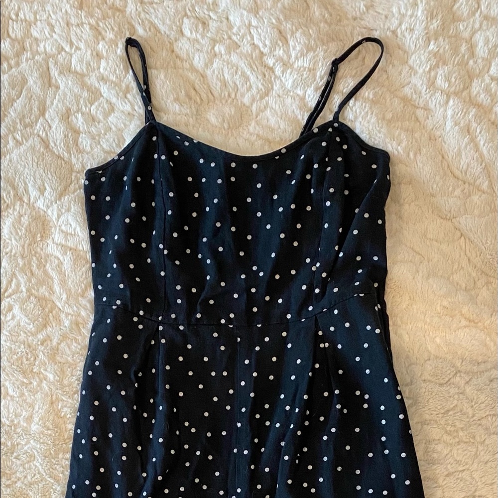 NORDSTROM/ROXY ::BLACK DOT ROMPER